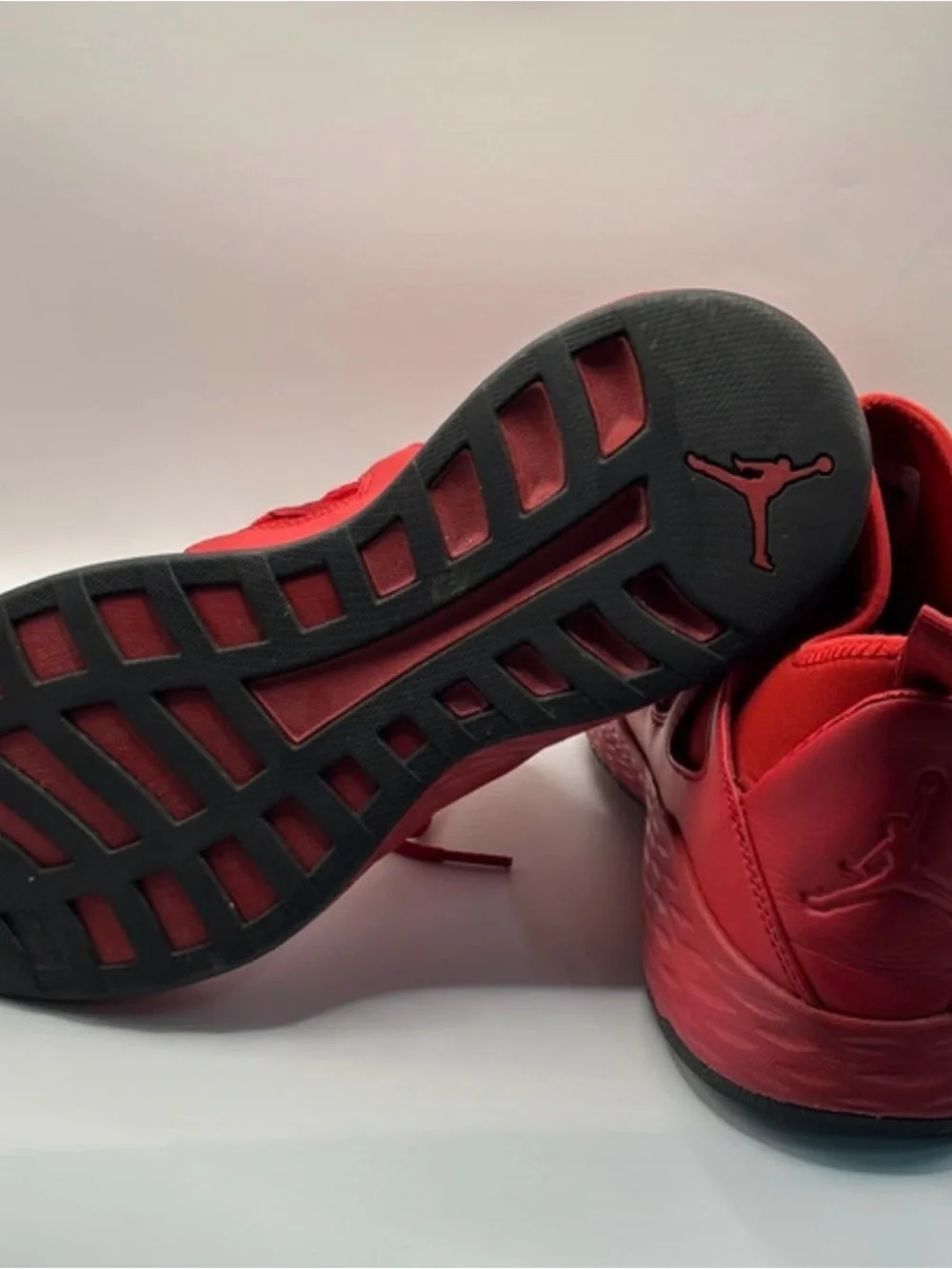 Jordan Mens All-Red Athletic Sneakers
